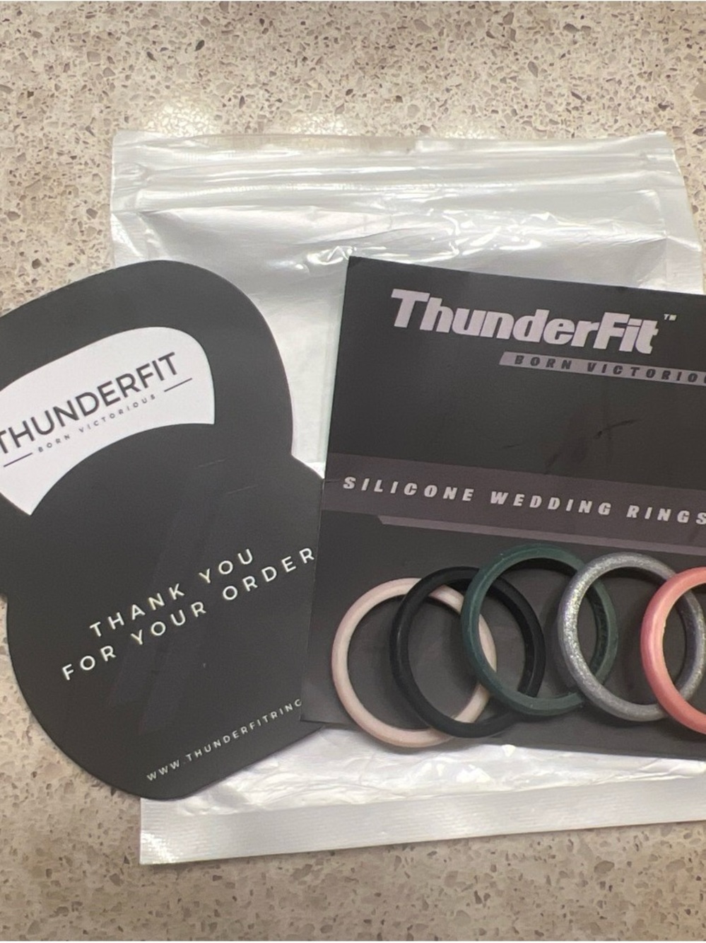 Silicone Wedding Rings - Multi-Color Pack size 8.5